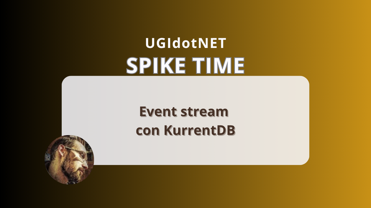 Event stream con KurrentDB
